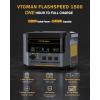 imageVTOMAN FlashSpeed 1500 Power Station 1548Wh Solar Generator 1500W3000W Peak Backup LFP Battery Expandable To 3096Wh Recharge 0100 Within 1 Hour For Electric Backup Blackout EmergencyFlashSpeed 1500