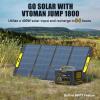 imageVTOMAN Jump 1800 Portable Power Station 1548Wh Expandable LiFePO4 Battery Up to 3600W AC Outputs 2x 100W USBC Fast Charging 12 Ports Solar Generator for Power Outage Backup Camping RVJump1800200W