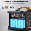 imageVTOMAN Jump 1800 Portable Power Station 1548Wh Expandable LiFePO4 Battery Up to 3600W AC Outputs 2x 100W USBC Fast Charging 12 Ports Solar Generator for Power Outage Backup Camping RVJump1800ExtraBattery
