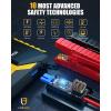 imageVTOMAN V10 3500A Jump Starter Portable Car Starter 95L Gas75L Diesel Engine 12V Lithium Jump Box Auto Battery Booster Power Pack Car Battery Charger Jumper Starter with Type C Quick ChargeYellow