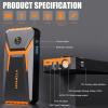 imageVTOMAN V6 Pro Jump Starter 2000A Car Battery Jumper Starter Portable for 7L Gas5L Diesel Engines Jump Box12V Auto Jump Start Battery Pack Lithium Booster Pack Portable Charger and Jumper CablesOrange