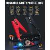 imageVTOMAN V8 Pro 3000A Jump Starter Car Battery Charger Jump Starters for Up 85L Gas and 65L Diesel Engines 12V Auto Lithium Battery Booster Pack Portable Jump Box with Jumper Cable LCD DisplayOrange