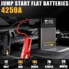 imageVTOMAN X5 Jump Starter with Air Compressor 3500A Portable Car Battery Booster Up to 9L Gas8L Diesel Engines with 160PSI Digital Tire Inflator 12V Lithium Battery Jump box with TypeC Quick ChargeX7gray