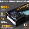 imageVTOMAN X5 Jump Starter with Air Compressor 3500A Portable Car Battery Booster Up to 9L Gas8L Diesel Engines with 160PSI Digital Tire Inflator 12V Lithium Battery Jump box with TypeC Quick ChargeX7Black
