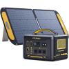 imageVTOMAN Jump 1800 Portable Power Station 1548Wh Expandable LiFePO4 Battery Up to 3600W AC Outputs 2x 100W USBC Fast Charging 12 Ports Solar Generator for Power Outage Backup Camping RVJump1800110W