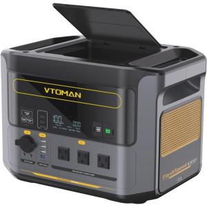 imageVTOMAN FlashSpeed 1000 Portable Power Station UPS LiFePO4 Generator 1000W Peak 2000W 14 OutputPorts Solar Generator for Vehicle Jump Start Emergency Power Outages Outdoor Camping Emergency1000W