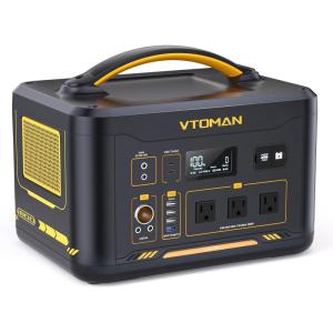 imageVTOMAN Jump 1800 Portable Power Station 1548Wh Expandable LiFePO4 Battery Up to 3600W AC Outputs 2x 100W USBC Fast Charging 12 Ports Solar Generator for Power Outage Backup Camping RVJump1800