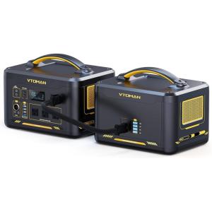 imageVTOMAN Jump 1800 Portable Power Station 1548Wh Expandable LiFePO4 Battery Up to 3600W AC Outputs 2x 100W USBC Fast Charging 12 Ports Solar Generator for Power Outage Backup Camping RVJump1800ExtraBattery