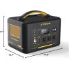 imageVTOMAN 1500W Solar Generator with 110W Panels Included 828Wh Portable Power Station ampamp 110W Portable Solar Panel LiFePO4 Battery Pack for Home Backup Blackout Emergency CampingJump1500X