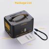imageVTOMAN 1500W Solar Generator with 110W Panels Included 828Wh Portable Power Station ampamp 110W Portable Solar Panel LiFePO4 Battery Pack for Home Backup Blackout Emergency CampingJump1500 ExtraBattery
