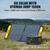 imageVTOMAN 1500W Solar Generator with 110W Panels Included 828Wh Portable Power Station ampamp 110W Portable Solar Panel LiFePO4 Battery Pack for Home Backup Blackout Emergency CampingJump 1500X110W
