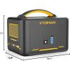 imageVTOMAN 1500W Solar Generator with 110W Panels Included 828Wh Portable Power Station ampamp 110W Portable Solar Panel LiFePO4 Battery Pack for Home Backup Blackout Emergency CampingJump1500 ExtraBattery