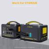 imageVTOMAN 1500W Solar Generator with 110W Panels Included 828Wh Portable Power Station ampamp 110W Portable Solar Panel LiFePO4 Battery Pack for Home Backup Blackout Emergency CampingJump1500 ExtraBattery