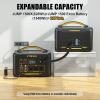 imageVTOMAN 1500W Solar Generator with 110W Panels Included 828Wh Portable Power Station ampamp 110W Portable Solar Panel LiFePO4 Battery Pack for Home Backup Blackout Emergency CampingJump1500X