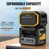 imageVTOMAN FlashSpeed 2376Wh Portable Power Station Bundle Extra Batteryampamp110W Solar Panel 1000W LiFePO4 Solar Generator 14 Output Ports for Camping Vehicle Jump Start Blackout 3 Separate PackagesFlashSpeed 1000Extra Battery110W
