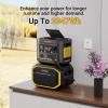 imageVTOMAN FlashSpeed 600 Portable Power Station 499Wh LiFePO4 Battery 600W Peak 1200W Solar Generator 0100 in 70 Min for Home Backup RVs Power Outages and Outdoor CampingFlashSpeed 600Extra Battery