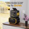 imageVTOMAN FlashSpeed 600 Portable Power Station 499Wh LiFePO4 Battery 600W Peak 1200W Solar Generator 0100 in 70 Min for Home Backup RVs Power Outages and Outdoor CampingFlashSpeed 600200W