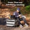 imageVTOMAN FlashSpeed 600 Portable Power Station with 110W Solar Panel 499Wh 600W Peak 1200W LiFePO4 Battery Solar Generator for Home Backup RVs Power Outages Outdoor Camping 2 Separate PackagesFlashSpeed 600