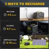 imageVtoman 2376Wh Portable Power Station Bundle with Extra Battery ampamp 110W Solar Panel Included Up to 3000W Solar Generator for Home Backup Offgrid Road Trip RV Camping EmergenciesJump1500X200WExtraBattery