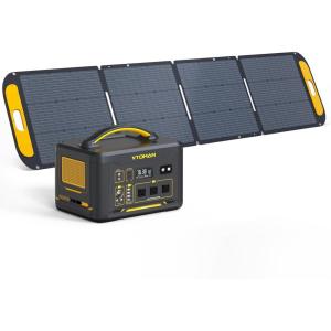 imageVTOMAN 1500W Solar Generator with 110W Panels Included 828Wh Portable Power Station ampamp 110W Portable Solar Panel LiFePO4 Battery Pack for Home Backup Blackout Emergency CampingJump 1500X200W