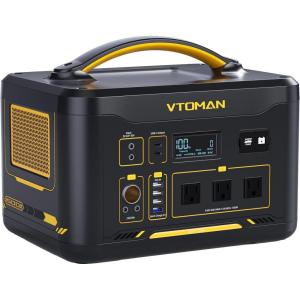 imageVTOMAN 1500W Solar Generator with 110W Panels Included 828Wh Portable Power Station ampamp 110W Portable Solar Panel LiFePO4 Battery Pack for Home Backup Blackout Emergency CampingJump1500X