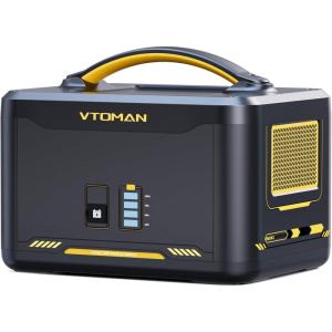 imageVTOMAN 1500W Solar Generator with 110W Panels Included 828Wh Portable Power Station ampamp 110W Portable Solar Panel LiFePO4 Battery Pack for Home Backup Blackout Emergency CampingJump1500 ExtraBattery