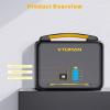 imageVTOMAN 600W Solar Generator with Panels Included 299Wh Durable LiFePO4 Portable Power Station with Up to 1200W AC Outlet Jump Starter 12V DC PD 60W TypeC for Home ampamp RVVan Camping2 ParcelsJump 600XExtra Battery