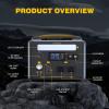 imageVTOMAN 600W Solar Generator with Panels Included 299Wh Durable LiFePO4 Portable Power Station with Up to 1200W AC Outlet Jump Starter 12V DC PD 60W TypeC for Home ampamp RVVan Camping2 ParcelsJump 600XExtra Battery
