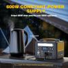 imageVTOMAN 600W Solar Generator with Panels Included 299Wh Durable LiFePO4 Portable Power Station with Up to 1200W AC Outlet Jump Starter 12V DC PD 60W TypeC for Home ampamp RVVan Camping2 ParcelsJump 600X110W