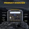 imageVTOMAN 600W Solar Generator with Panels Included 299Wh Durable LiFePO4 Portable Power Station with Up to 1200W AC Outlet Jump Starter 12V DC PD 60W TypeC for Home ampamp RVVan Camping2 ParcelsJump 600X200W