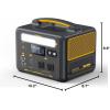imageVTOMAN 600W Solar Generator with Panels Included 299Wh Durable LiFePO4 Portable Power Station with Up to 1200W AC Outlet Jump Starter 12V DC PD 60W TypeC for Home ampamp RVVan Camping2 ParcelsJump 600X