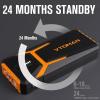 imageVTOMAN V10 Pro 4500A Jump Starter Portable Car Starter All Gas 100L Diesel Engine 12V Lithium Jump Box Battery Booster Power Pack Car Battery Charger Jumper with Type C Quick Charge LED Lights4500AOrange