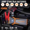 imageVTOMAN V10 Pro 4500A Jump Starter Portable Car Starter All Gas 100L Diesel Engine 12V Lithium Jump Box Battery Booster Power Pack Car Battery Charger Jumper with Type C Quick Charge LED Lights4500AOrange
