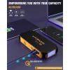 imageVTOMAN V12 3500A Jump Starter 18000mAh Car Battery Booster Pack with 100W AC Outlet for Charging Laptop Powerful 12V Jump Box Power Pack 10L Gas8L Diesel with Jumper Cables QC 30 Output PD 18W