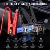 imageVTOMAN V3 Pro 2000A Jump Starter Car Battery Jumper Starter Portable for 6L Gas4L Diesel Engines Lithium Jump Box 12V Auto Car Battery Charger Jump Starter Boost Pack and Jumper Cables LED Lights