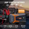 imageVTOMAN V3 Pro 2000A Jump Starter Car Battery Jumper Starter Portable for 6L Gas4L Diesel Engines Lithium Jump Box 12V Auto Car Battery Charger Jump Starter Boost Pack and Jumper Cables LED Lights
