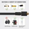imageVTOMAN Air Inflator Hose Adapter for X1 X5 X6Pro X7 Air Compressors 1968quot Locking Tire Chuck Tube Tire Inflator UniversalSuit for Car Bicycle motorcycle