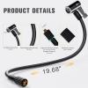 imageVTOMAN Air Inflator Hose Adapter for X1 X5 X6Pro X7 Air Compressors 1968quot Locking Tire Chuck Tube Tire Inflator UniversalSuit for Car Bicycle motorcycle