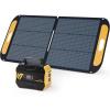 imageVTOMAN FlashSpeed 300 Portable Power Station with 110W Solar Panel 230Wh LiFePO4 Battery Generator for Home Blackout Emergency Camping 2 Separate Packages