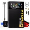 imageVTOMAN X3 Jump Starter with Air Compressor 3500A Portable Car Battery Jumper Starter 9L Gas8L Diesel Engines with 160PSI AutoShutoff Tire Inflator 12V Lithium Battery Booster Pack Jump BoxBlack