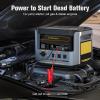 imageVTOMAN FlashSpeed 1500 Portable Power Station with Jumper Cables 1548Wh LiFePO4 Solar Generator ampamp Car Jump Starter Recharge 0100 in 1H 1500W AC OutputInput for Outdoor Home Roadside RescueFS1500jumpercable