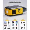 imageVTOMAN Jump 100 Portable Power Station 888Wh Solar Generator LiFePO4 Battery Power Station with 100W Surge 200W AC Outlet 1x PD 65W USBC 2x Regulated 5V24A USBA for CampingJump 100