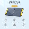 image:imageVTOMAN VS400 Portable Solar Panel 400W 40V 23 Efficiency Foldable Solar Panel w IP67 Waterproof amp MC4 Anderson XT60 DC5521 Adapters amp Adjustable Kickstands OffGrid Power for Home amp CampingVS110 110W19V