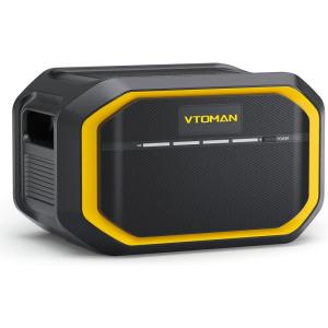 image:imageVTOMAN FlashSpeed 1500 Extra Battery 1548Wh Large Capacity LiFePO4 Battery with BMS Protection for Camping Home Backup Suitable for FlashSpeed 60010001500 Portable Power Station Expand Capacity