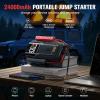 image:imageVTOMAN VL7 6000A Jump Starter Upgraded with LiFePO4 Battery24000mAh Portable Car Battery Booster All Gas10L Diesel12V Jump Box Power Pack with USBATypeC amp DC OutputLED LightEVA Bag