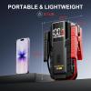 image:imageVTOMAN VL7 6000A Jump Starter Upgraded with LiFePO4 Battery24000mAh Portable Car Battery Booster All Gas10L Diesel12V Jump Box Power Pack with USBATypeC amp DC OutputLED LightEVA Bag