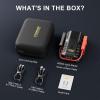 image:imageVTOMAN VL7 6000A Jump Starter Upgraded with LiFePO4 Battery24000mAh Portable Car Battery Booster All Gas10L Diesel12V Jump Box Power Pack with USBATypeC amp DC OutputLED LightEVA Bag