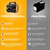 image:imageVTOMAN FlashSpeed 1000 Portable Power Station with Jumper Cables 828Wh LiFePO4 Solar Generator amp Car Jump Starter 1H Fast Charging 2000W Peak for Home Backup Camping Roadside Emergencies300W