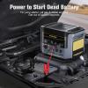 image:imageVTOMAN FlashSpeed 1000 Portable Power Station with Jumper Cables 828Wh LiFePO4 Solar Generator amp Car Jump Starter 1H Fast Charging 2000W Peak for Home Backup Camping Roadside Emergencies1000WJumpercable