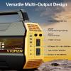 image:imageVTOMAN FlashSpeed 1000 Portable Power Station with Jumper Cables 828Wh LiFePO4 Solar Generator amp Car Jump Starter 1H Fast Charging 2000W Peak for Home Backup Camping Roadside Emergencies300W